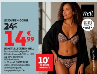 Soutien-gorge Ligne Tulle Design Well