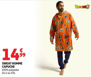 Sweat homme capuche Dragon Ball Z