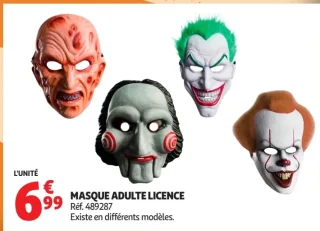 Masque adulte licence