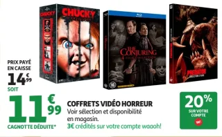 Coffrets vidéo horreur