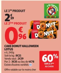 Cake donut Halloween Lotus