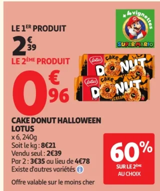 Cake donut Halloween Lotus