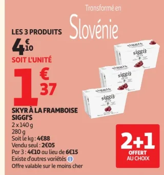 Skyr à la framboise Siggi's