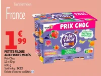 Yaourt Petits Filous aux fruits mixés Yoplait