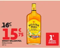 Whisky William Peel Édition limitée 40°