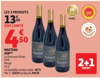 Vin rouge Rasteau AOP La Font aux Grives