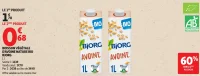 Boisson végétale d'avoine nature bio Bjorg