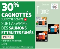 Saumons et truites fumés Labeyrie