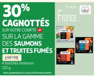 Saumons et truites fumés Labeyrie