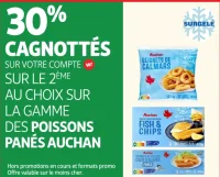 Poissons panés Auchan