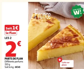 Parts de flan
