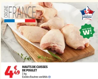 Hauts de cuisses de poulet