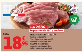 Veau : Escalope