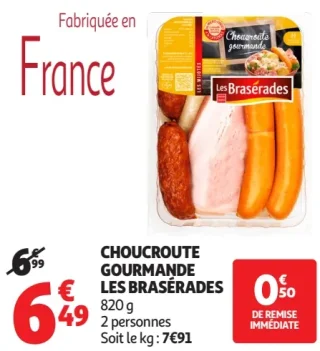 Choucroute Gourmande Les Brasérades