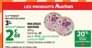 Bonbons Mix Doux Auchan