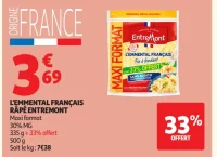 L'emmental français râpé Entremont