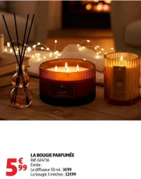 La bougie parfumée