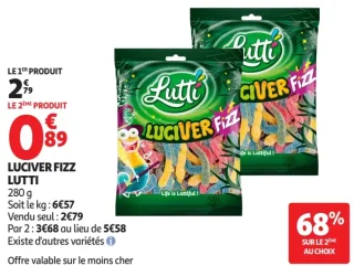 Bonbons Luciver Fizz Lutti