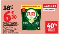 Tablettes lave vaisselle Parfum Citron Fairy Tout en 1