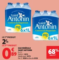 Eau minérale Saint Antonin