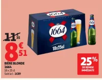 Bière blonde 1664