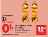 Thé glacé pêche Lipton
