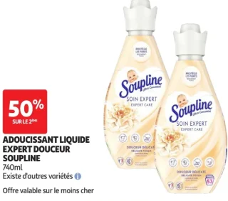 Adoucissant liquide Expert Douceur Soupline