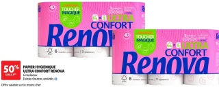 Papier hygiénique Ultra Confort Renova