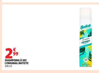 Shampoing à sec L'Original Batiste