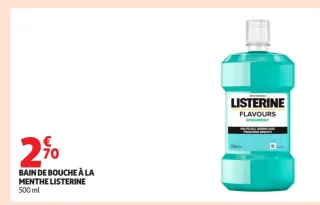 Bain de bouche à la menthe Listerine