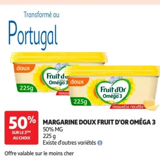 Margarine doux Fruit d'Or Oméga 3
