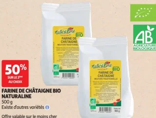 Farine de châtaigne bio Naturaline