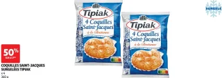 Coquilles Saint-Jacques surgelées Tipiak