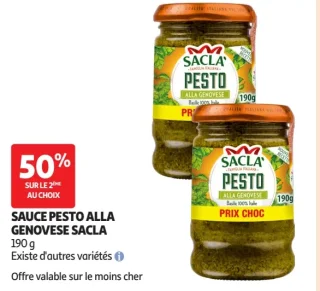 Sauce Pesto alla Genovese Sacla 190 g
