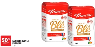 Farine de blé T45 Francine 1 kg