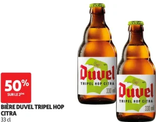BIÈRE DUVEL TRIPEL HOP CITRA 33 cl