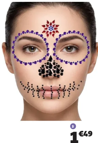 Strass visage