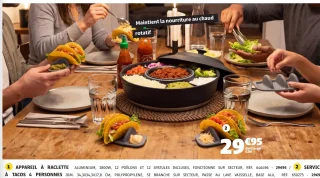 Service à tacos 4 personnes