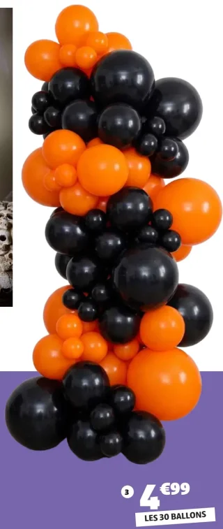 Lot de 30 ballons Ø 23 cm