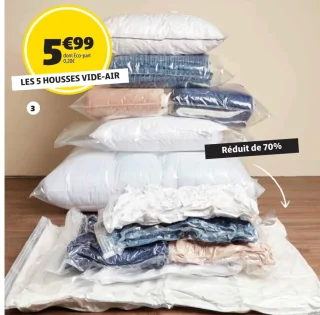 Les 5 housses vide-air