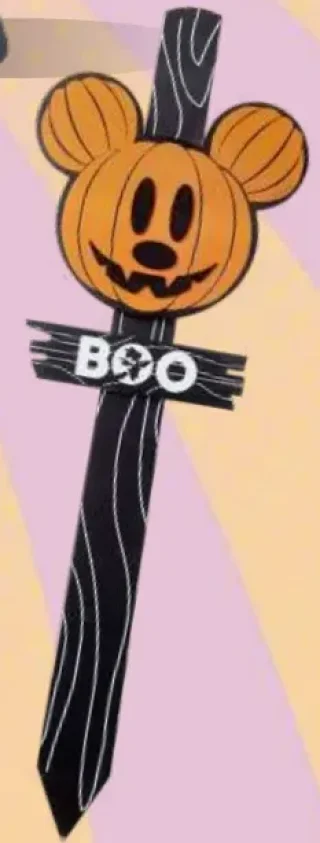 Pieu de jardin Mickey Halloween Disney