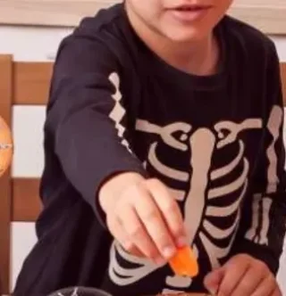 T-shirt squelette enfant Disney Halloween