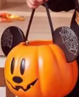 Panier à bonbons citrouille Mickey Disney Halloween