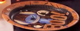 Assiettes jetables Disney Halloween Stitch