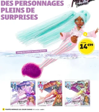 Poupée Mermaze Mermaidz Color Change