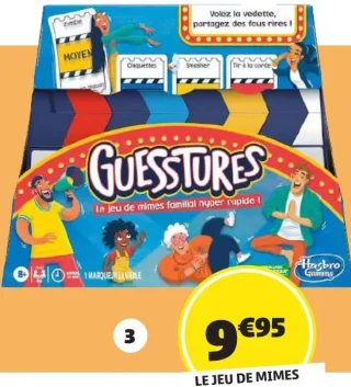 Jeu de mimes Guesstures Hasbro Gaming