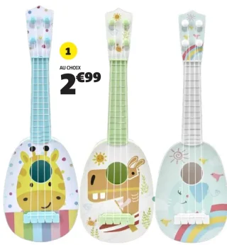 Guitare jouet en polypropylène GiFi
