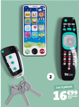 Jouets électroniques 3 pièces GiFi