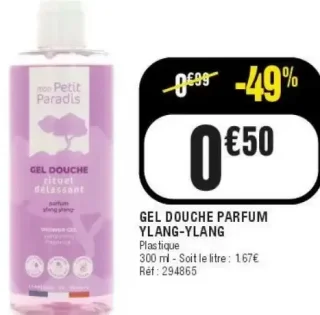 Gel douche parfum Ylang-Ylang Mon Petit Paradis