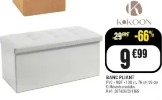 Banc pliant Kokoon